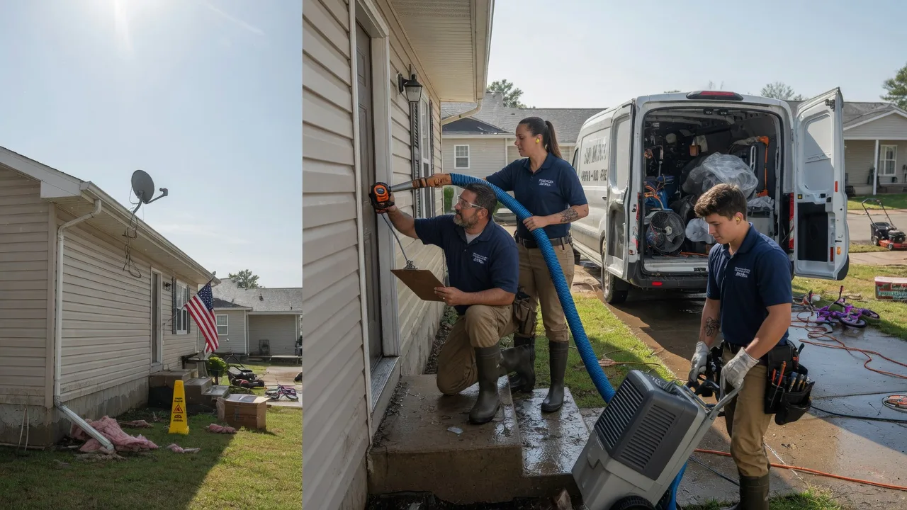 Ceiling Water Damage Restoration in Harrisville, NY near me